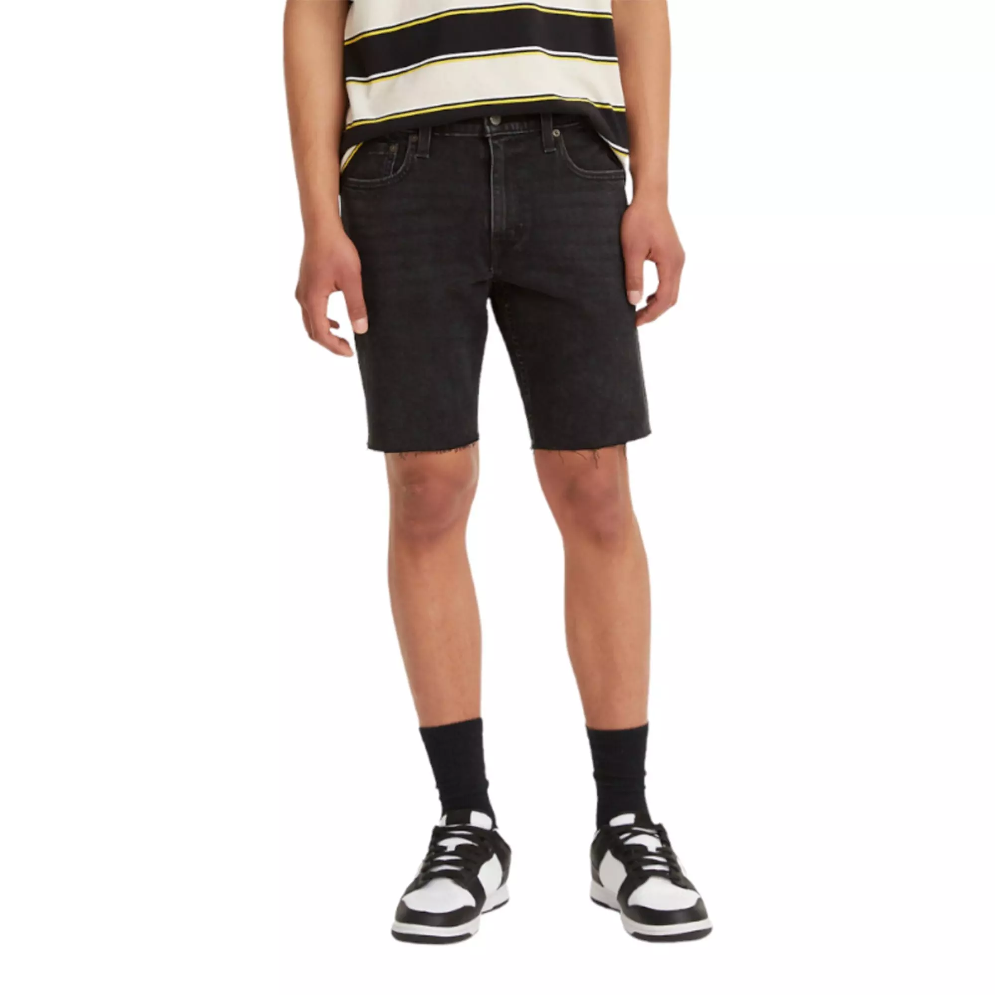 Black levi shorts outlet mens